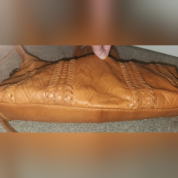 Day & Mood Penny Slouch Satchel in Cognac; Brand-new with Tags - Picture 16 of 16